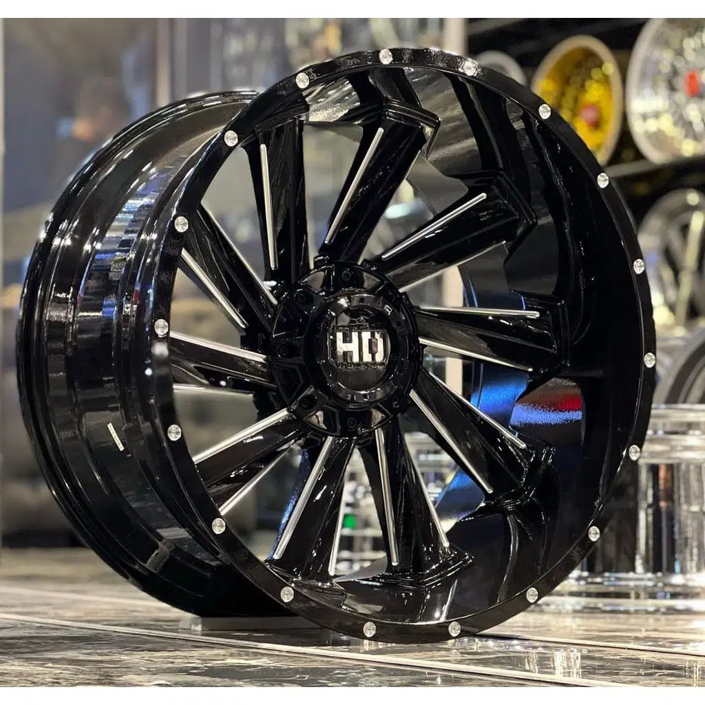 12X20 6X139,7 ET -44 110 GLOSS BLACK