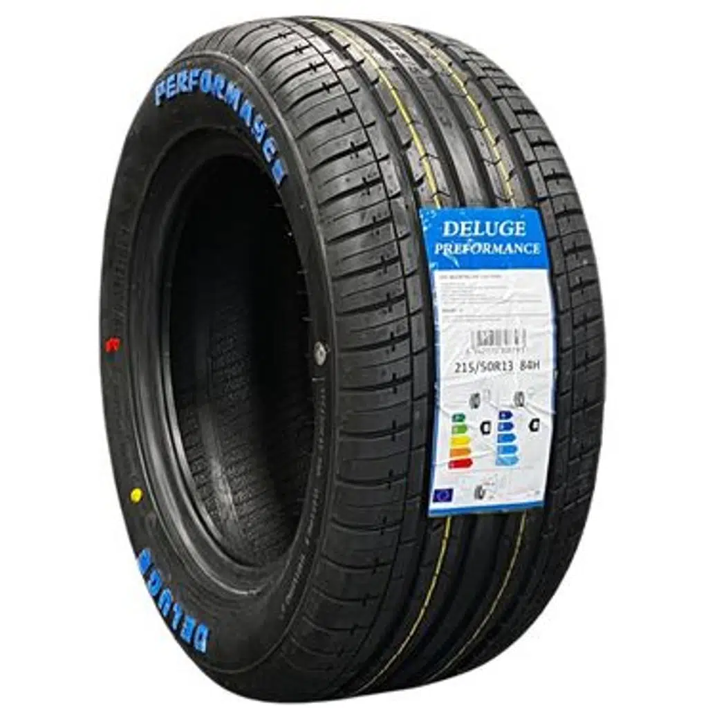 215/50R13 84H DELUGE PERFORMANCE (BEYAZ YAZILI) (Engineered In Germany)